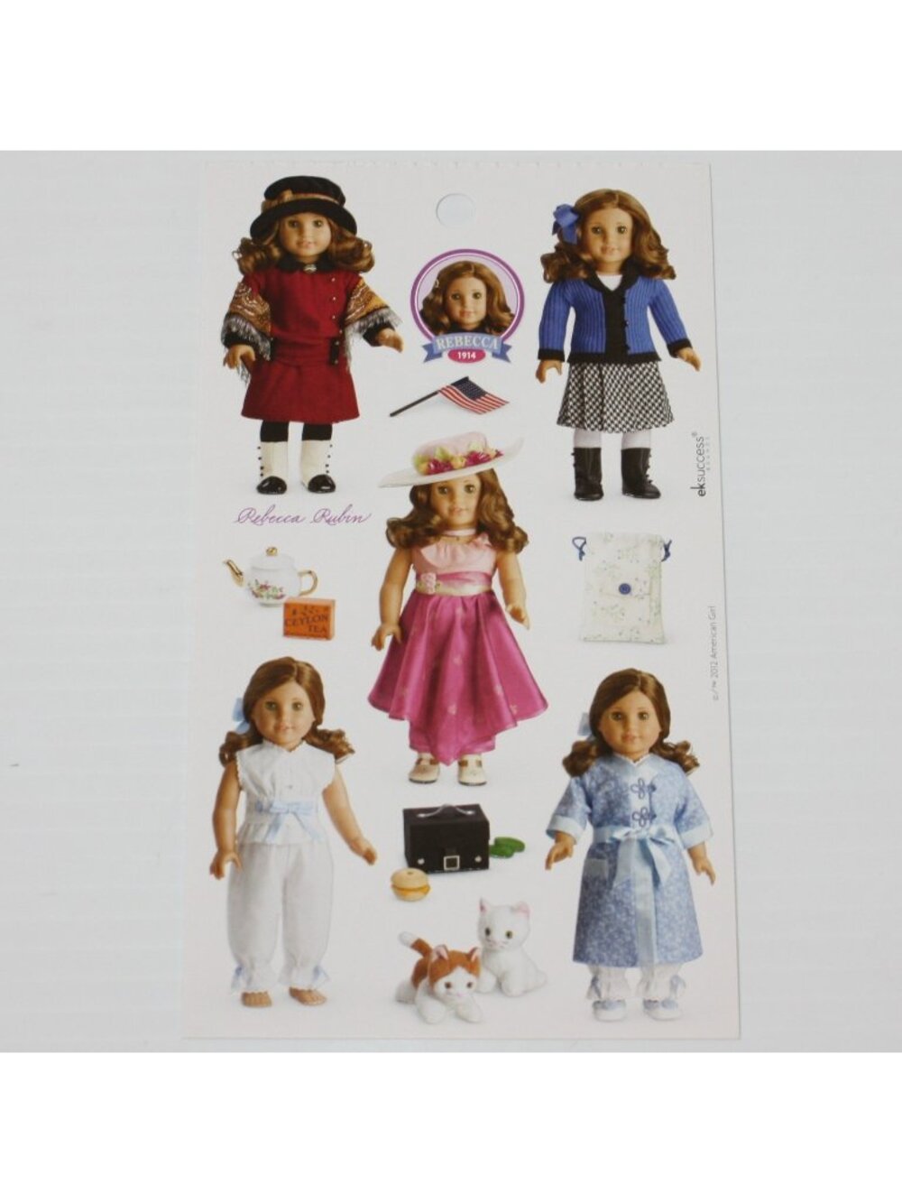 American Girl Rebecca Rubin Doll Sticker Sheet by EK Success Brands